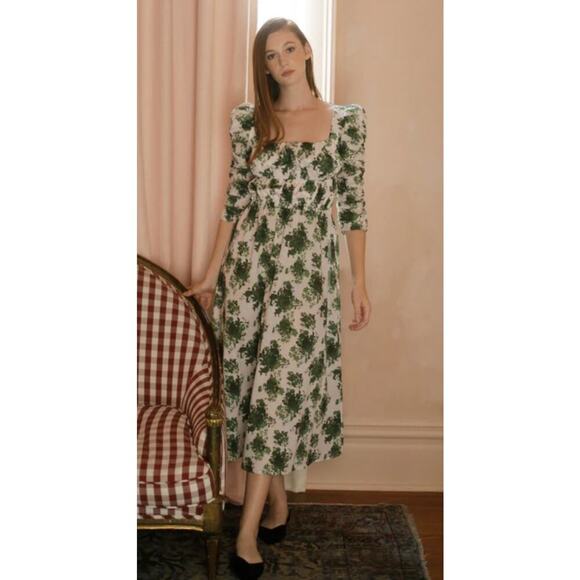 Damaris Bailey Dresses & Skirts - Damaris Bailey Jane Floral Midi Dress Size XS